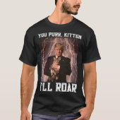 クリーンジャパン アルファ トランプ キティ メーム 猫 プロテクター 恥ずかしい Tシャツ (正面)