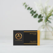 クリーンスタイリッシュプロフェッショナル企業の運転手 名刺 (スタンド正面)