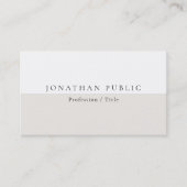 クリーンスタイリッシュモダンデザインテンプレートプロフェッショナル 名刺 (正面)