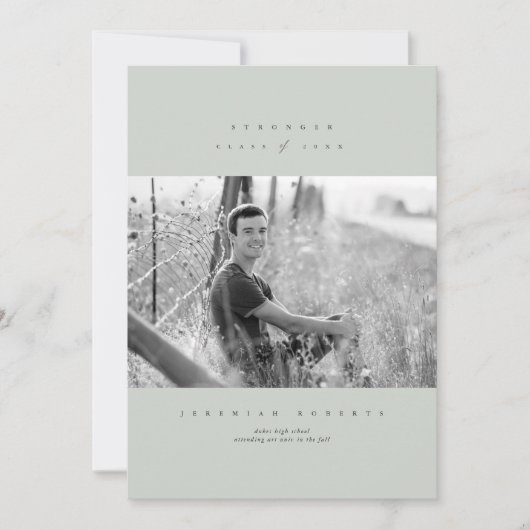 クリーンセリフ卒業招待状 招待状 (正面)