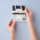 クリーンタオル、ドライクリーナー、クリーニング広告ズ チラシ (手)