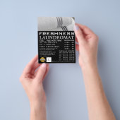 クリーンタオル、ランドルマット、クリーニ広告ングズ チラシ (手)