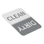 クリーンダーティお洒落シルバー食洗機 マグネット (右側)