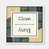 クリーンダーティゴードンドレスタータンチェック食洗機マグネット マグネット (正面)