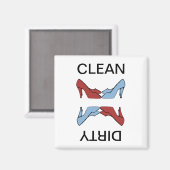 クリーンダーティシューズ食洗機磁石 マグネット (正面/裏面)