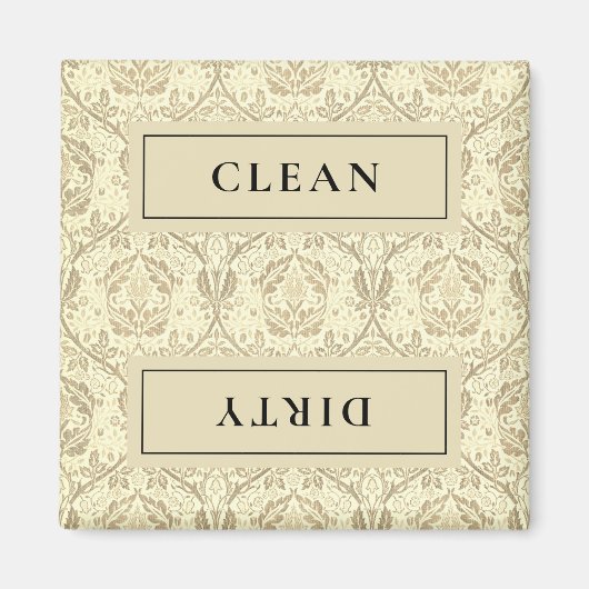 クリーンダーティセピアタンフローラ食洗機 マグネット (正面)