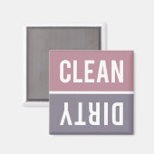 クリーンダーティダストバラパープル食洗機 マグネット (正面/裏面)