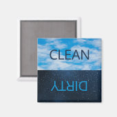 クリーンダーティデイナイトスカイ食洗機 マグネット (正面/裏面)