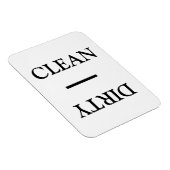 クリーンダーティ食洗機白黒 マグネット (右側)