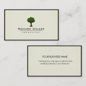 クリーンツリーガーデン気にログのランドスケープグリーン 名刺 (正面/裏面)