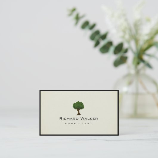 クリーンツリーガーデン気にログのランドスケープグリーン 名刺 (スタンド正面)