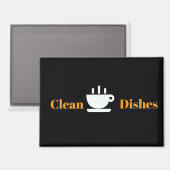 クリーンディッシュ食洗機 マグネット (正面/裏面)