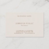 クリーンデザインスタイリッシュプロフェッショナルモダンテンプレート 名刺 (裏面)