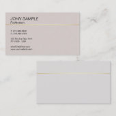 クリーンデザインプロフェッショナルエレガントハーモニックカラー 名刺 (正面/裏面)