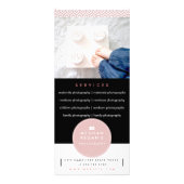 クリーンデザインラックカード-写真マーケティング ラックカード (裏面)