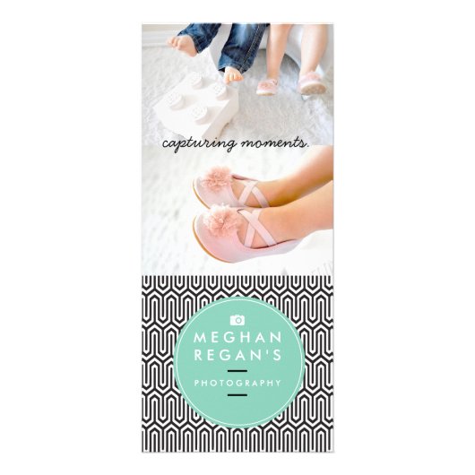 クリーンデザインラックカード-写真マーケティング ラックカード (正面)