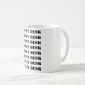 クリーンデスク/汚れたデスクマグ コーヒーマグカップ (正面右)
