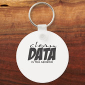 クリーンデータが答え キーホルダー (正面)