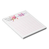 クリーンハート パーソナライズされた ノートパッド (アングル)