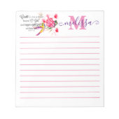 クリーンハート パーソナライズされた ノートパッド (正面)