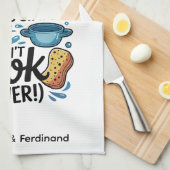 クリーンパーソナライズされたキッチンの秘密 キッチンタオル (四つ折り)