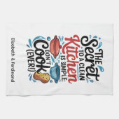 クリーンパーソナライズされたキッチンの秘密 キッチンタオル (横)