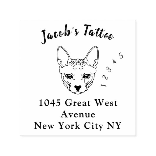 クリーンフォントツリーのゴムスタンプ本当にクリーンとsimp セルフインキングスタンプ (デザイン)