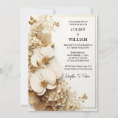 クリーンフォーマルシンプル空白のクラシックエレガント 招待状 (正面)