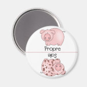 クリーンフランスのダーティ食洗機磁石 マグネット (正面/裏面)