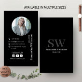 クリーンブラック不動産仲介業者プロフェッショナル実在エステート 名刺