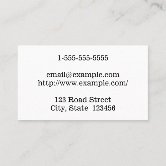 クリーンプロフェッショナル弁護士名刺 名刺 (裏面)