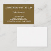 クリーンプロフェッショナル特許代理業者名刺 名刺 (正面/裏面)