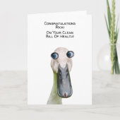 クリーンヘルス請求書のカスタマイズがすぐに良くなる カード (正面)