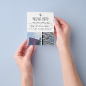 クリーンミニマルカスタムリストのビジネスロゴ2写真 チラシ (手)