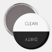クリーンミニマルダーティ食洗機標識磁石 マグネット (正面/裏面)