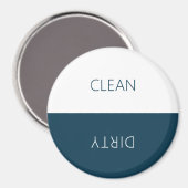 クリーンミニマルダーティ食洗機標識磁石 マグネット (正面/裏面)
