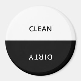 クリーンミニマルダーティ食洗機標識磁石 マグネット