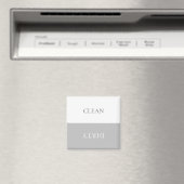 クリーンミニマルダーティ食洗機標識磁石 マグネット (インサイチュ (食洗機))