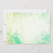 クリーンミニマルニュートラル結婚ボヘミアン 招待状 (裏面)