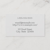 クリーンミニマル&整形外科ビジネスカード 名刺 (裏面)