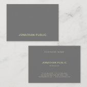 クリーンモダンエレガントデザインプロフェッショナルトレンディー 名刺 (正面/裏面)