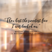 クリーンモダンスクリプエレガントト引用文鏡 ウィンドウサイン (シート2)