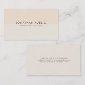 クリーンモダンテンプレートエレガントカラープロフェッショナル 名刺 (正面/裏面)