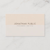 クリーンモダンテンプレートエレガントカラープロフェッショナル 名刺 (正面)