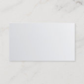 クリーンモダンデザインシルバーグラマートレンディーラグジュアリー 名刺 (裏面)