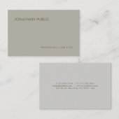 クリーンモダンデザインプロフェッショナルプ魅力的ラン 名刺 (正面/裏面)