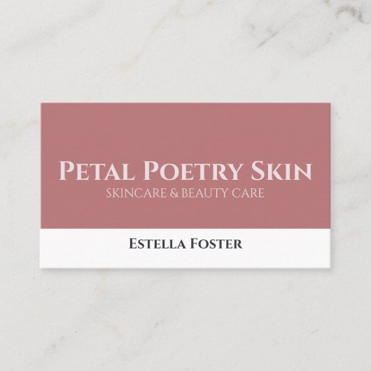 クリーンモダンピスタイリッシュックホワイトプロフェッショナルはっきりした 名刺 (正面)