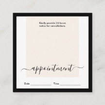 クリーンモダンレイアウトシック書道アポイントメント