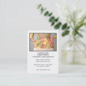 クリーンモダン体栄養士パーソナルトレーナー 名刺 (スタンド正面)