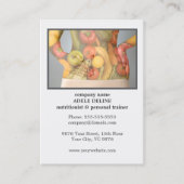 クリーンモダン体栄養士パーソナルトレーナー 名刺 (正面)